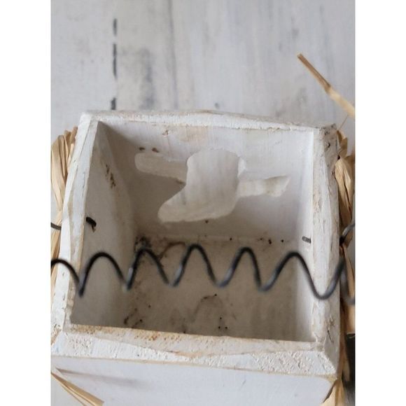 Halloween wooden box ghost witch set home decor figure - Picture 7 of 11